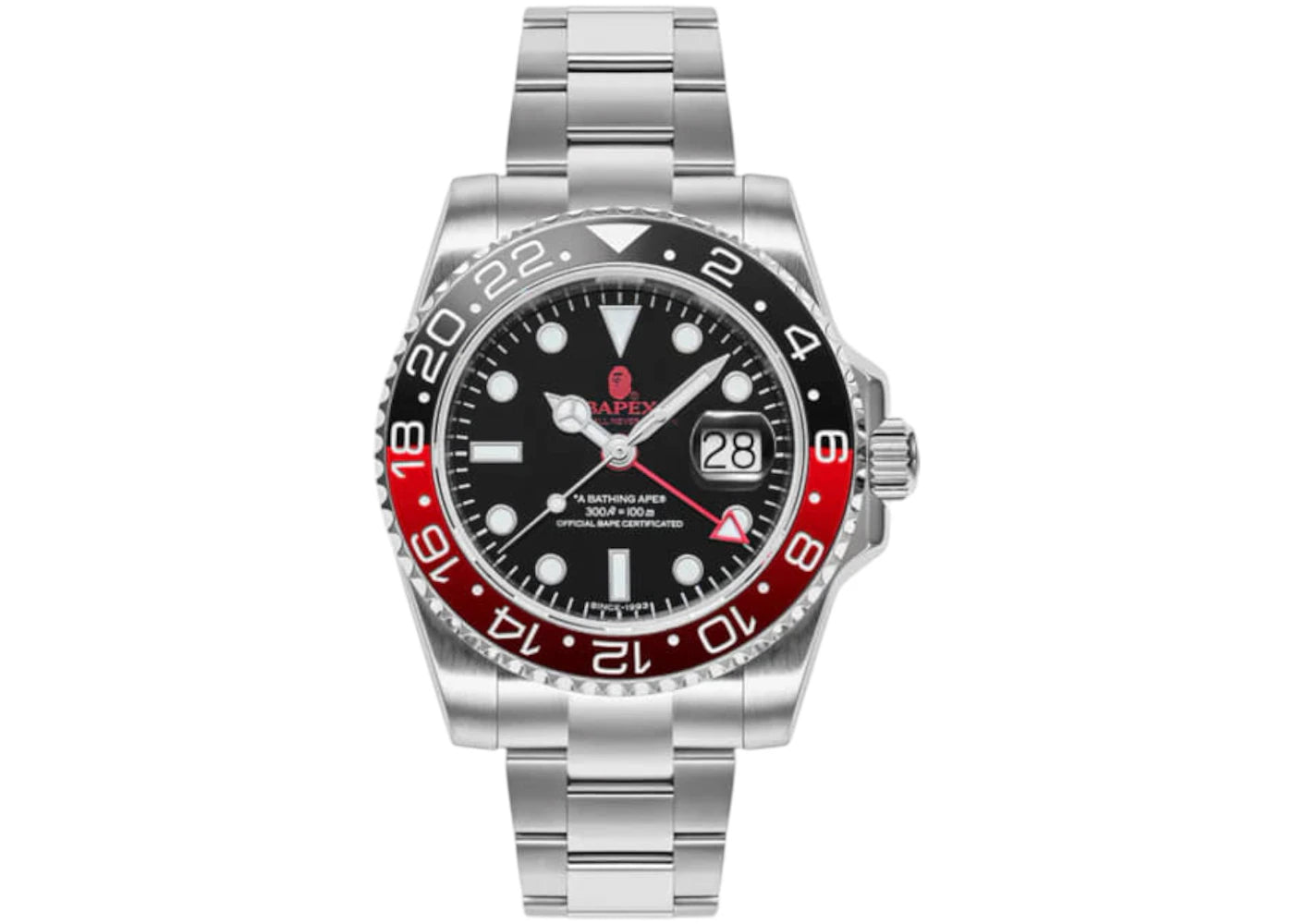 BAPE Type 2 BAPEX Watch Black/Red -1