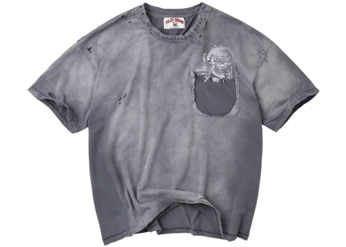 Vale Forever Skullie Tee Grey -1