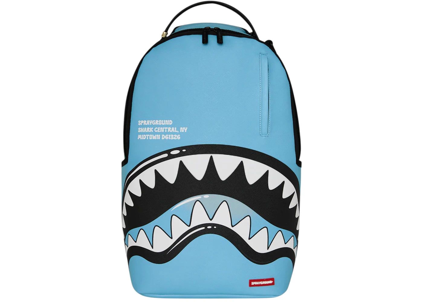 Sprayground Shark Central Bubble Shark Backpack Blue -1