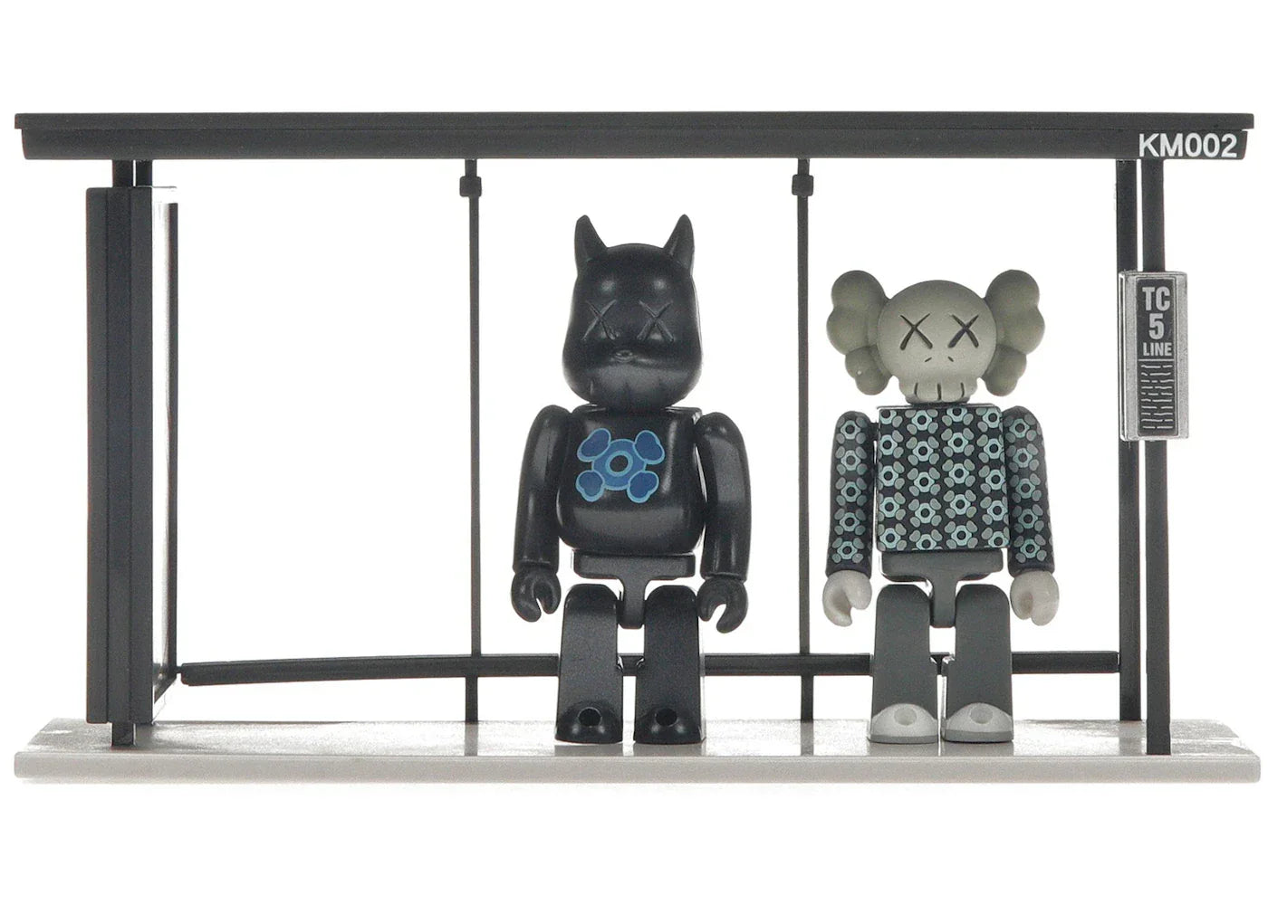 KAWS x Medicom Bus Stop Series Volume 2 Vinyl Toy Black/Blue-1