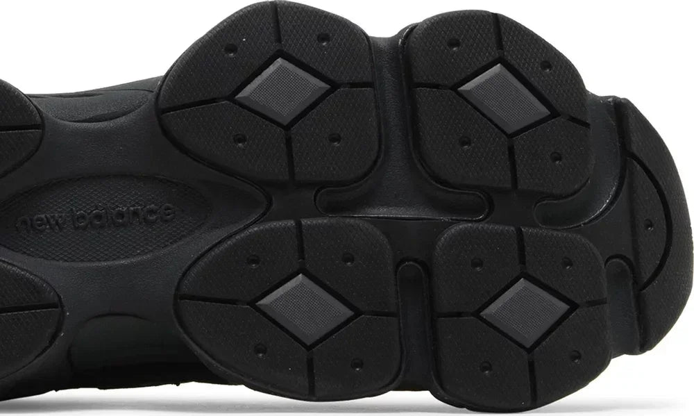 Zoom Sole New Balance 9060 Triple Black Leather