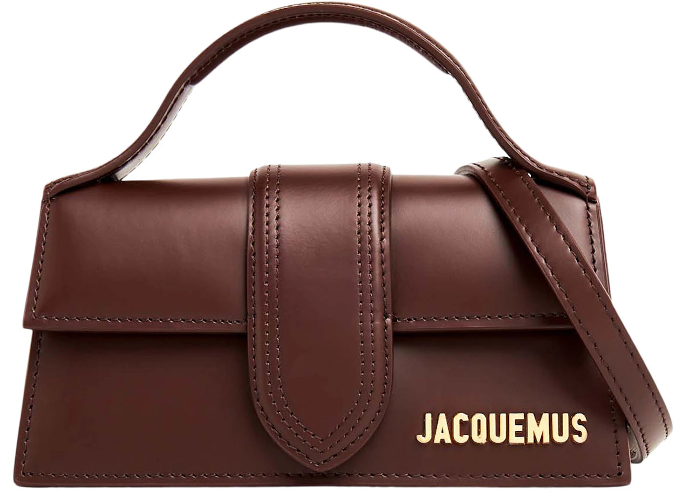 Jacquemus Le Bambino Mini Flap Bag Dark Brown -1