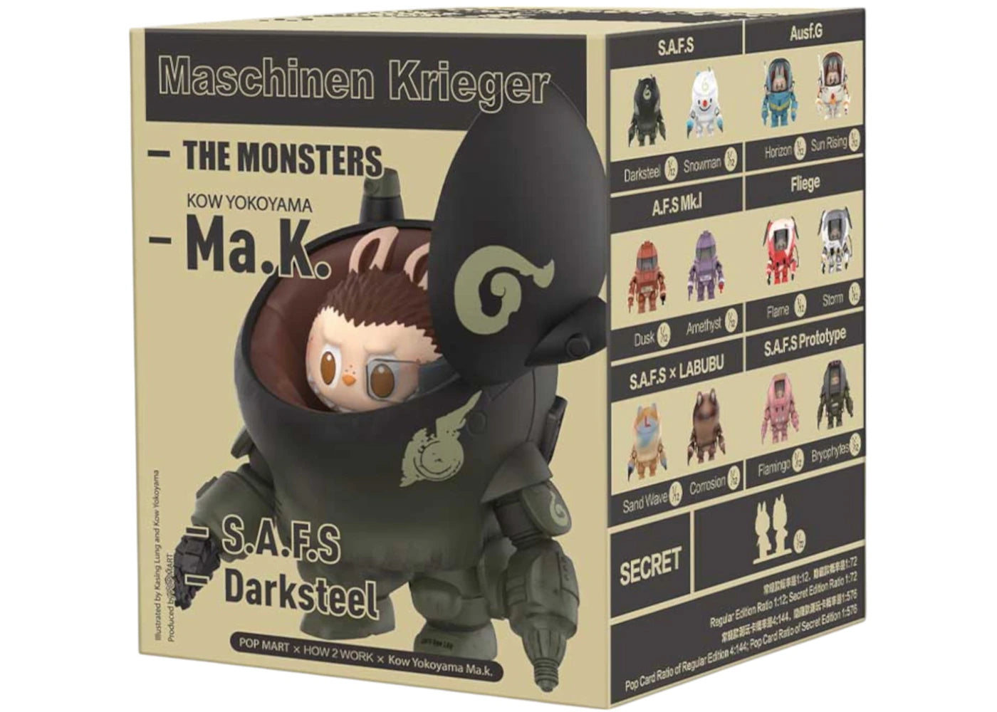 Pop Mart Labubu The Monsters x Kow Yokoyama MA.K.Series Figure Single Blind Box -1