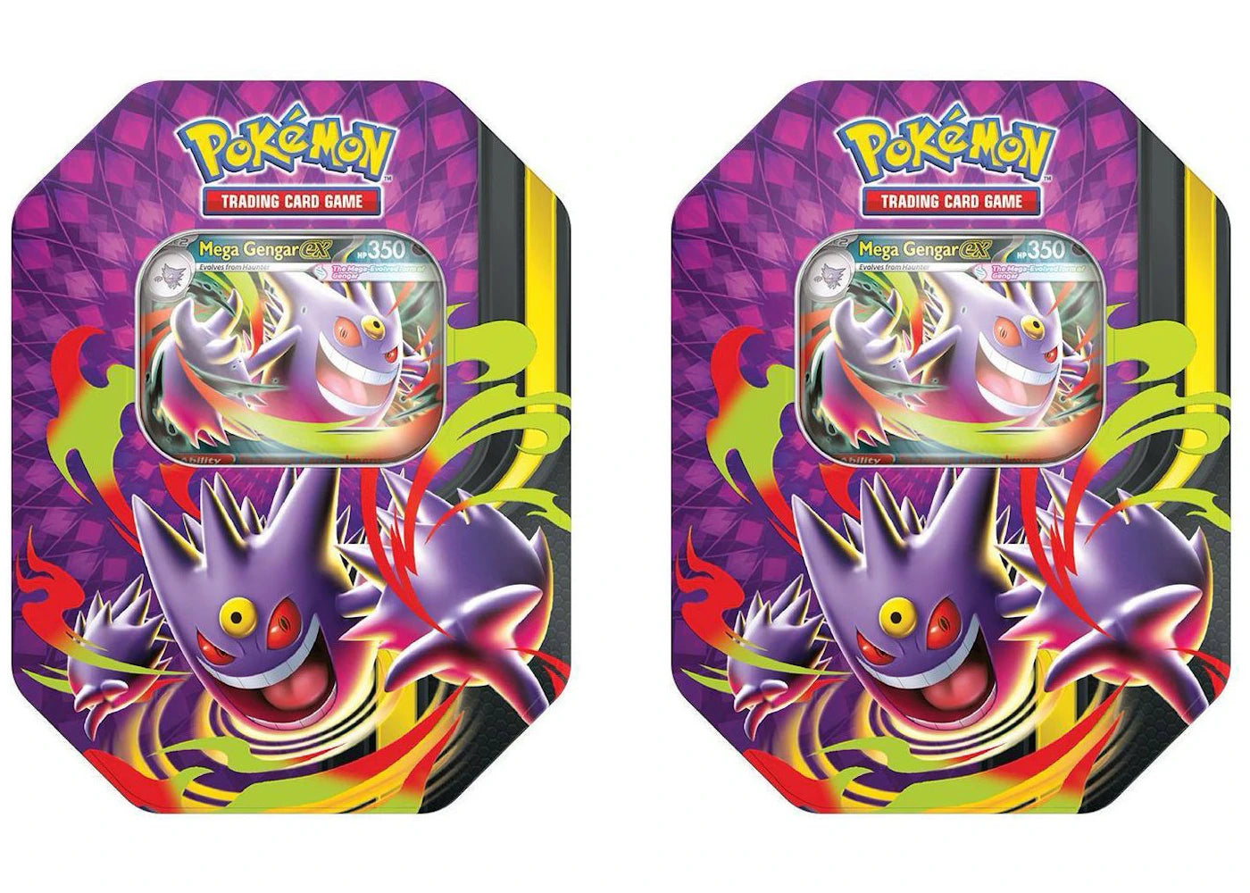 2026 Pokémon Mega Gengar Mega Moonlit Tin 2x Lot -1