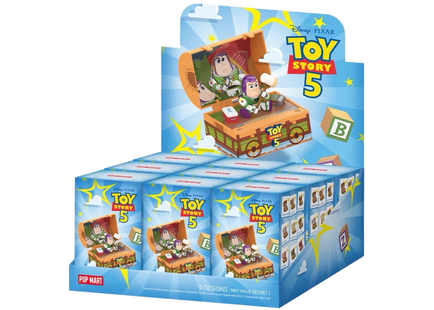 Pop Mart Disney/Pixar Toy Story 5 Series Figures Sealed Case (9 Blind Box) -1