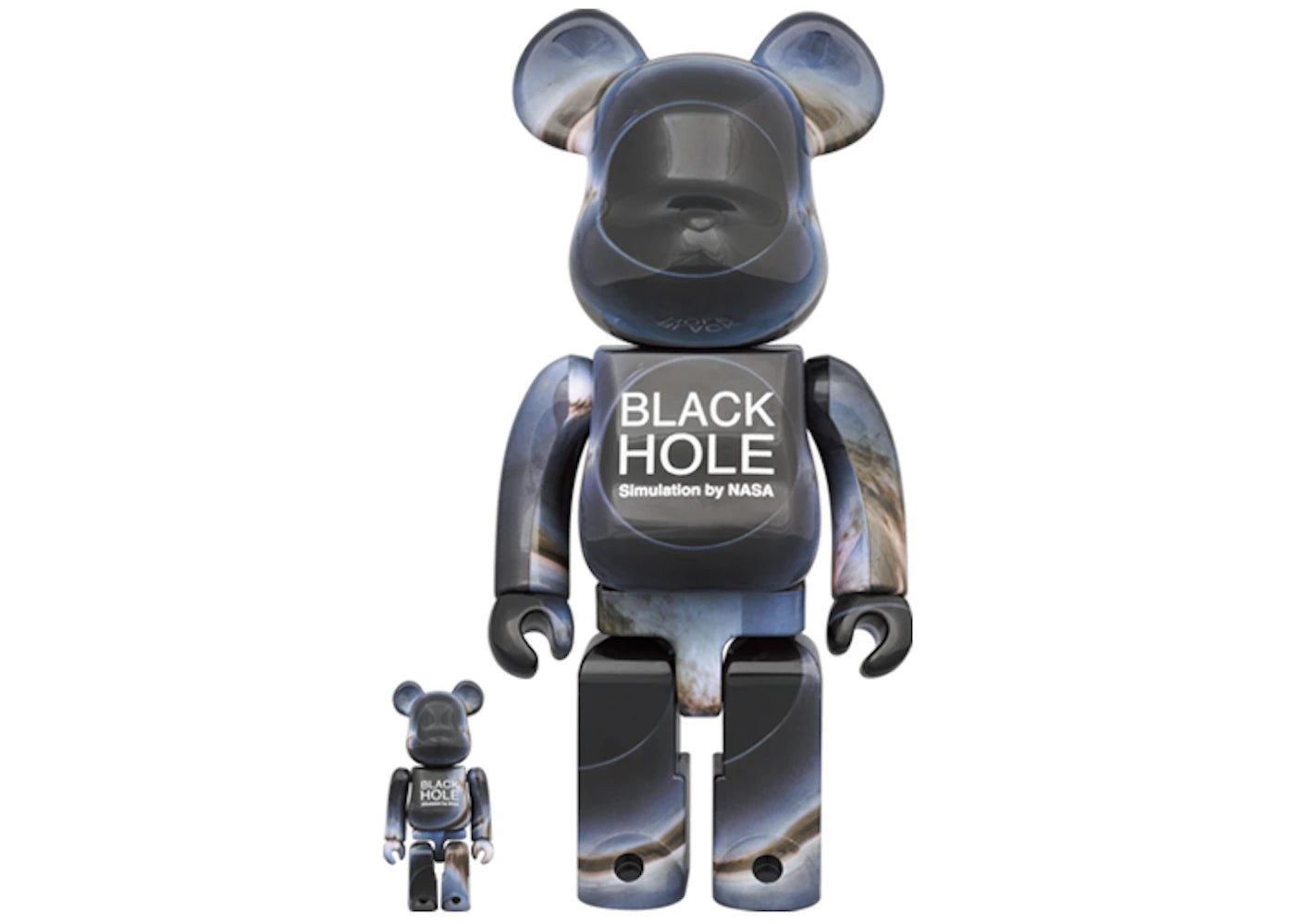 Bearbrick x NASA Black Hole 100% & 400% Set -1