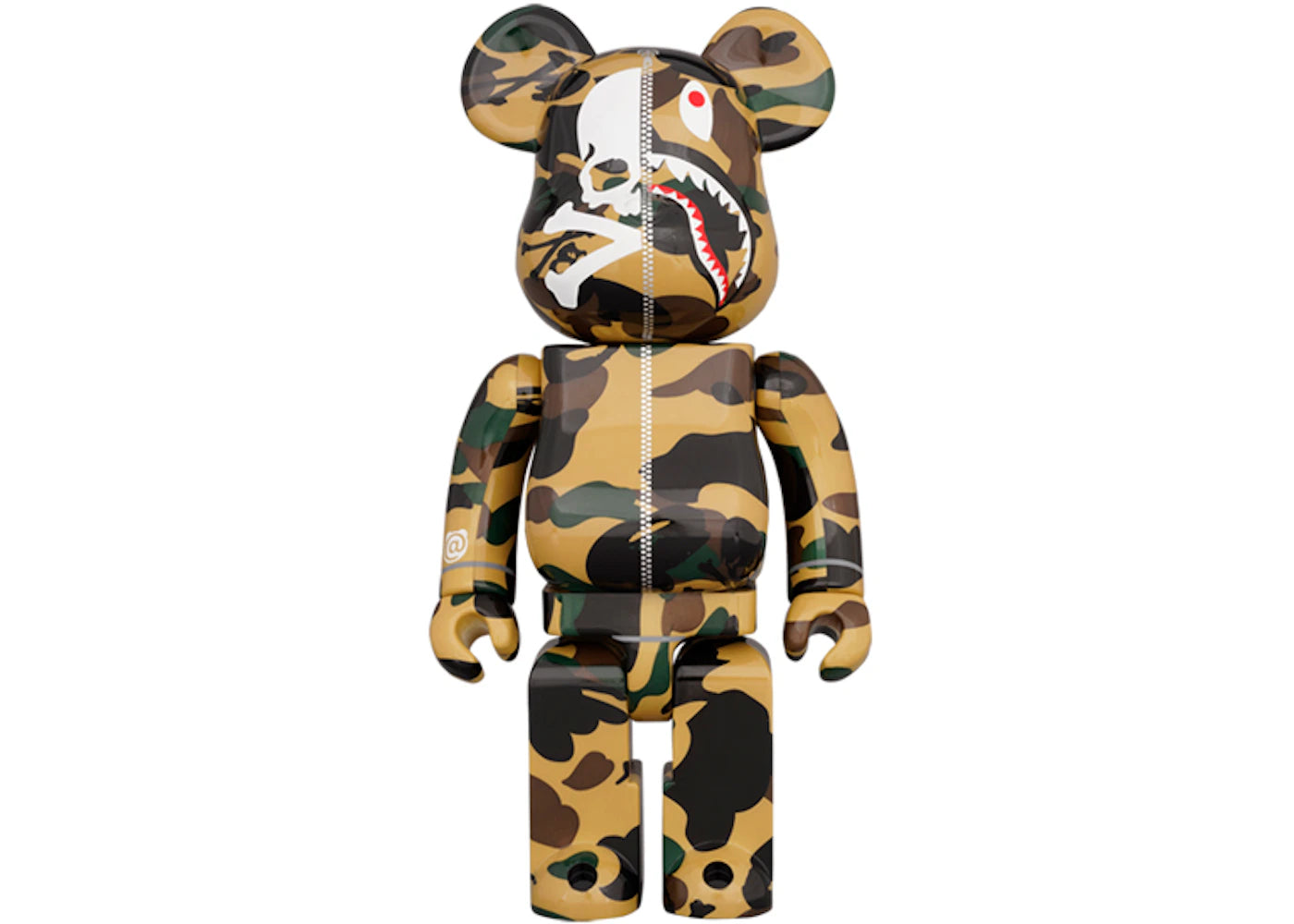 Bearbrick Mastermind vs Bape(R) 1000% Yellow Camo -1