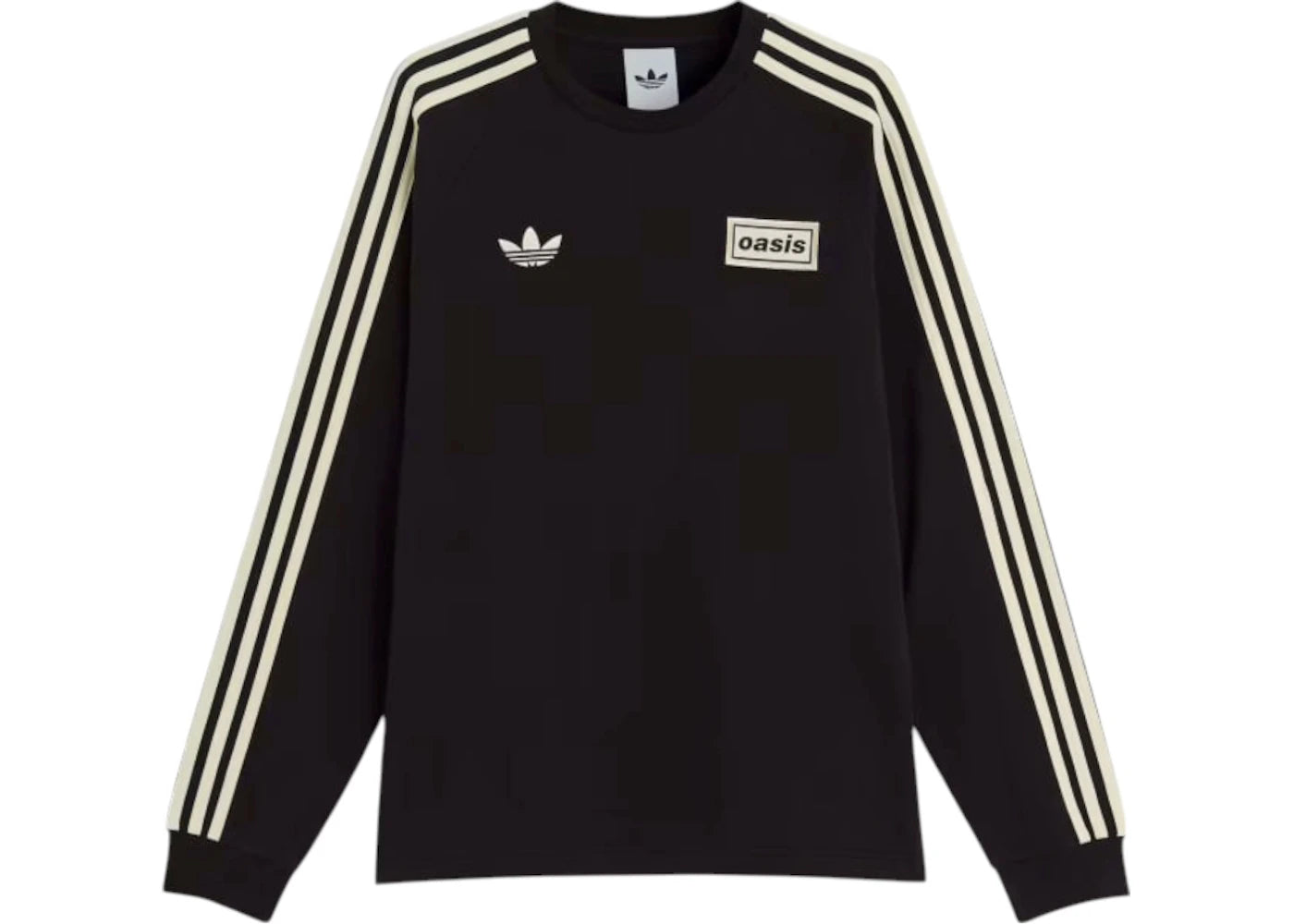 adidas x Oasis Tour 3-Stripes Longsleeve Tee Black -1