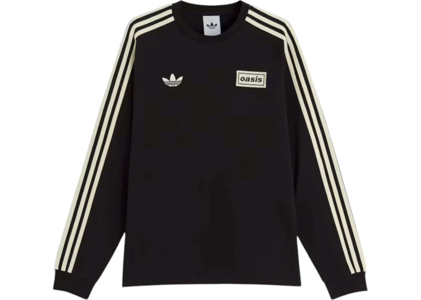 adidas x Oasis Tour 3-Stripes Longsleeve Tee Black -1