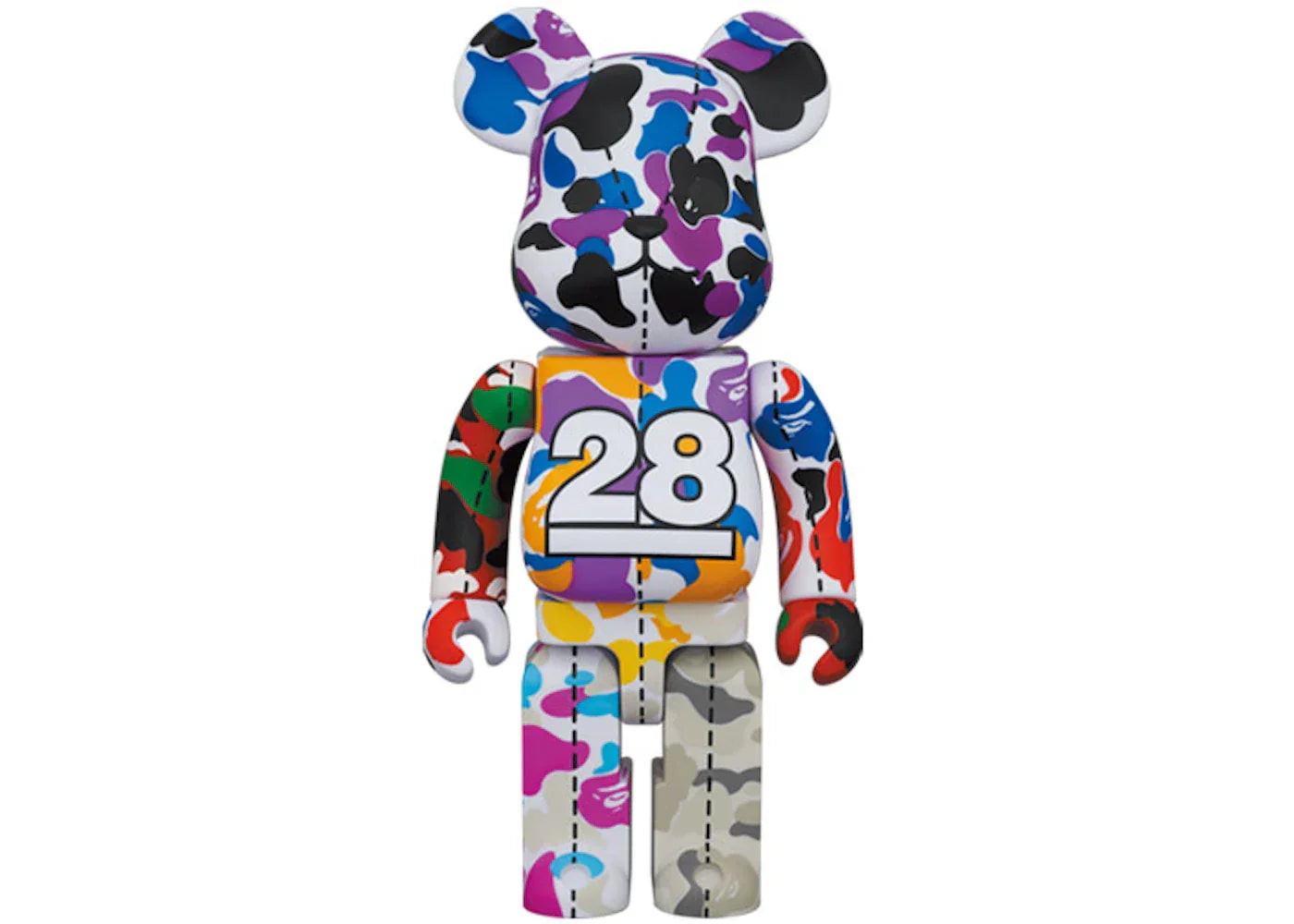 Bearbrick x BAPE 28th Anniversary Camo #2 400%-1