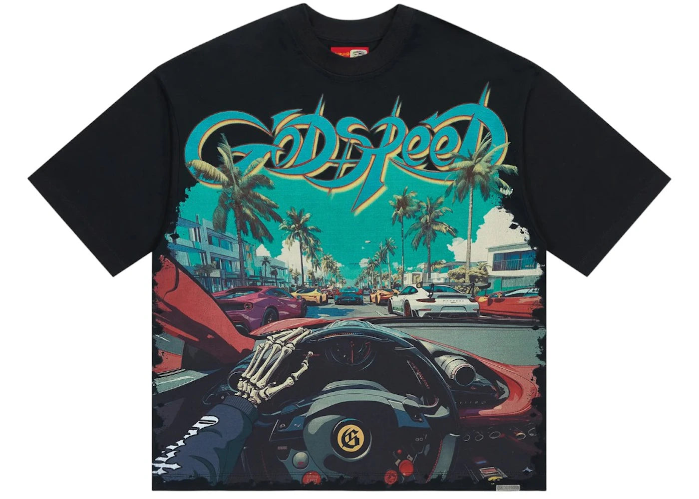 Godspeed Power Steering Tee Black -1