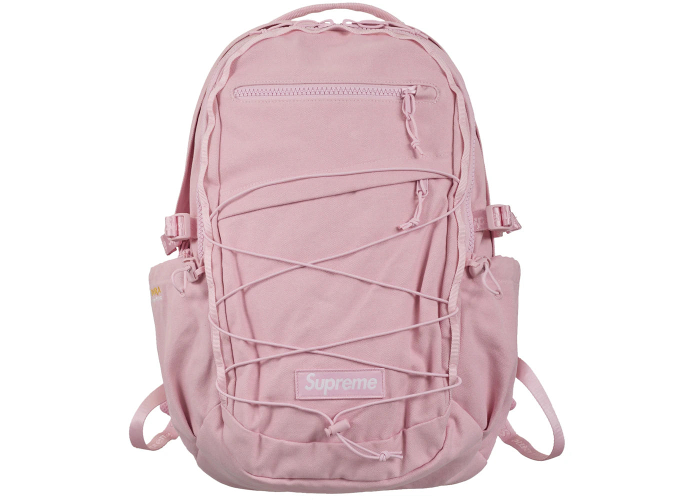 Supreme Logo Backpack (SS25) Light Pink -1