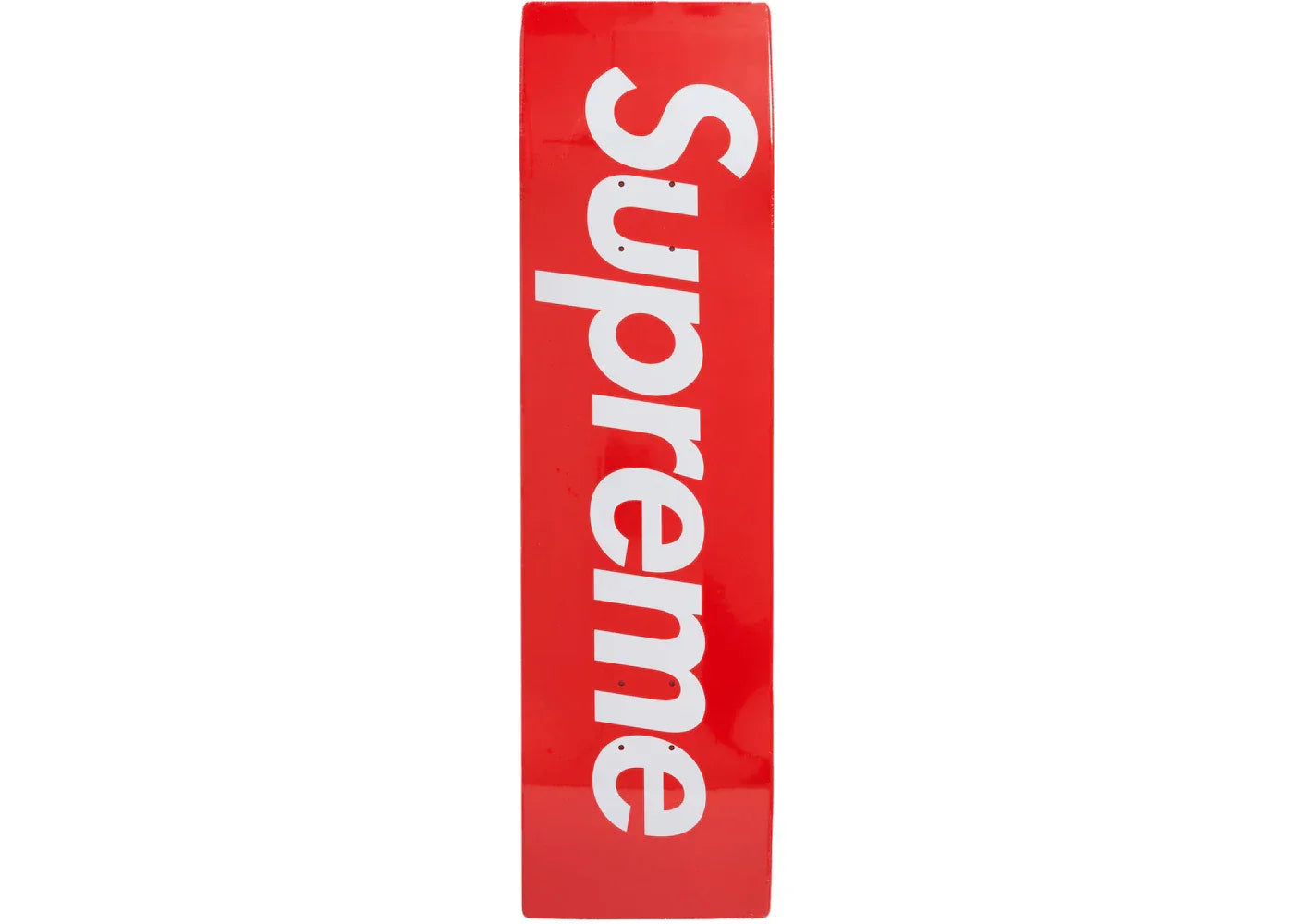 Supreme Uncut Box Logo Skateboard Deck Red-1