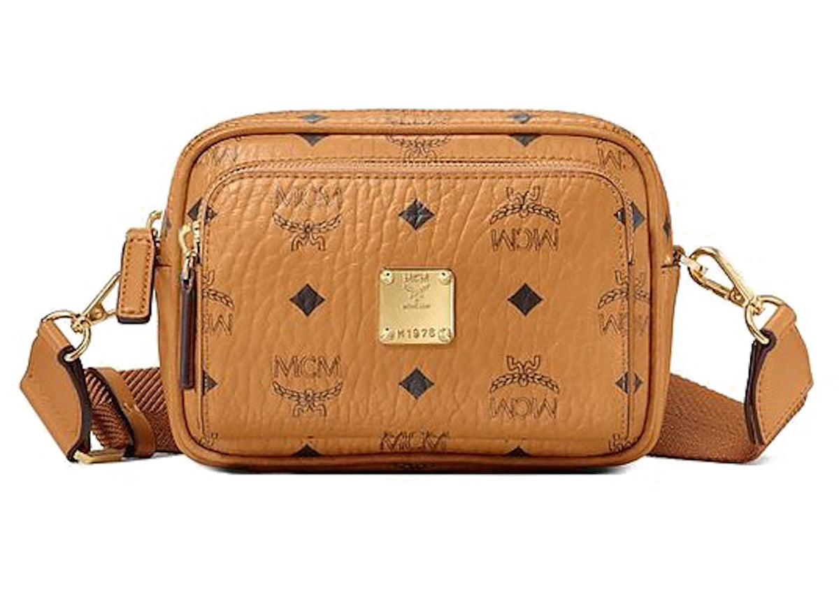 MCM Klassik Crossbody X-Mini Visetos Cognac -1