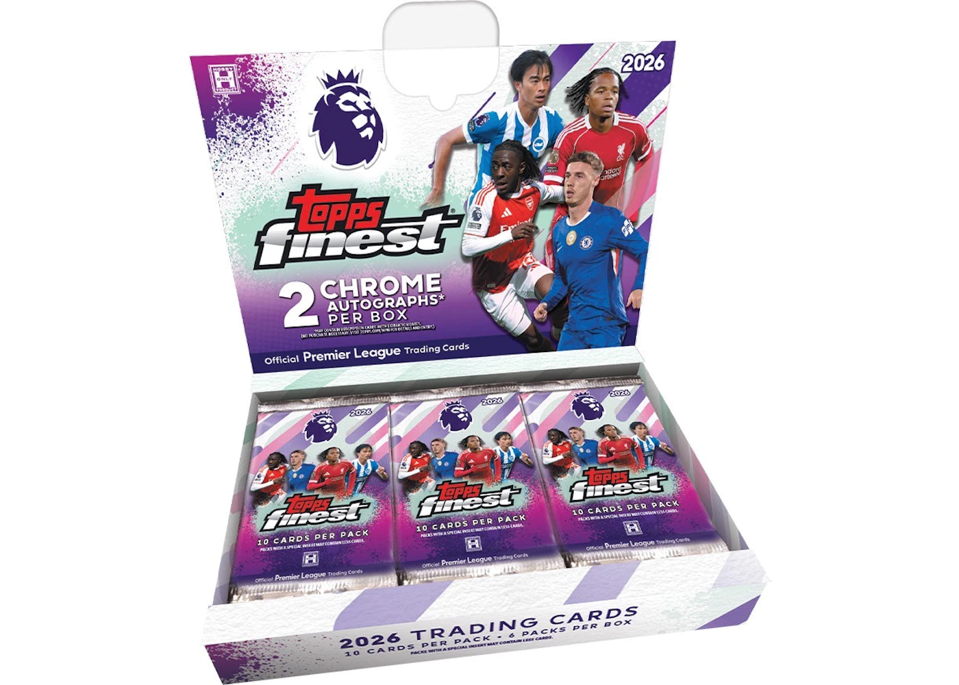 2026 Topps Finest Premier League Soccer Hobby Box -1