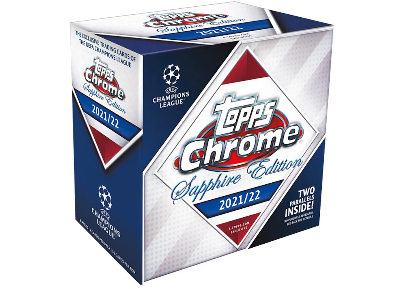2021-22 Topps Chrome UEFA Champions League Sapphire Edition Soccer Box -1