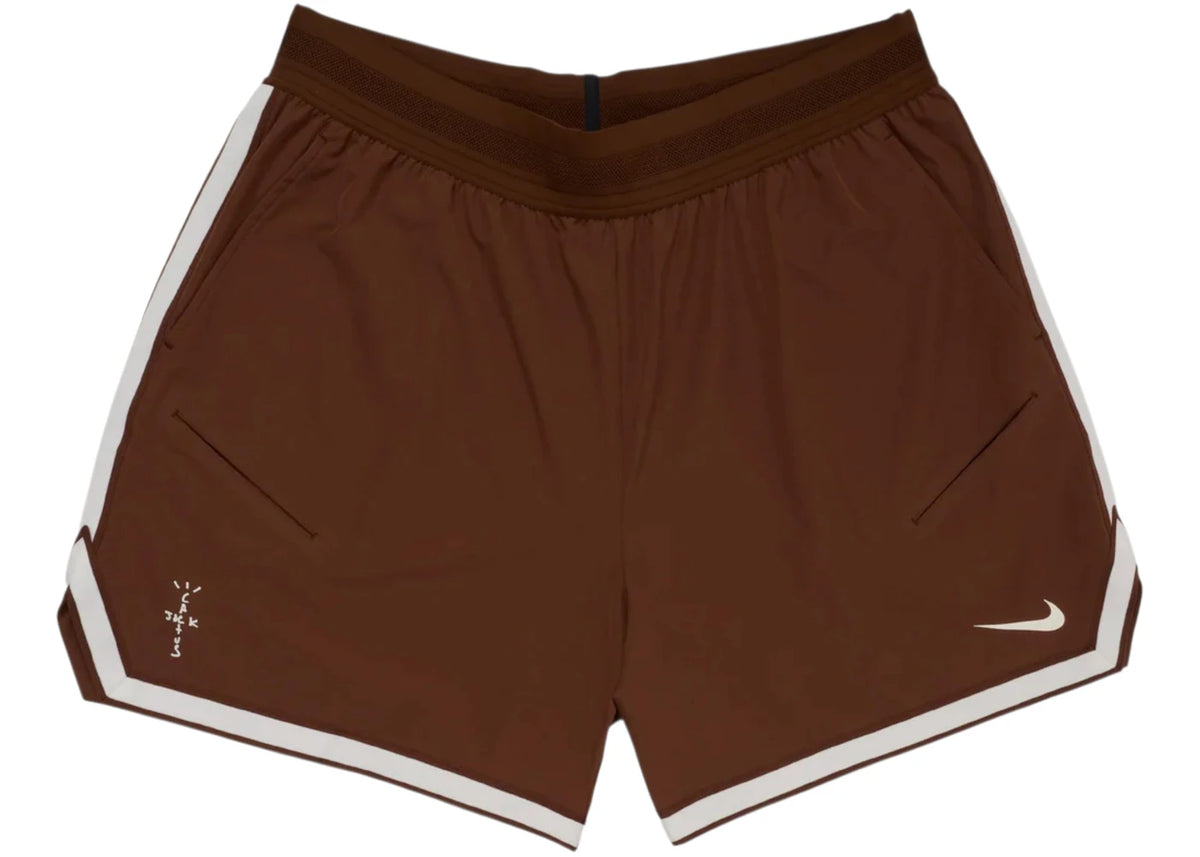 Travis Scott x Nike CJ NikeCourt Dri-FIT Slam Short Brown/White -1