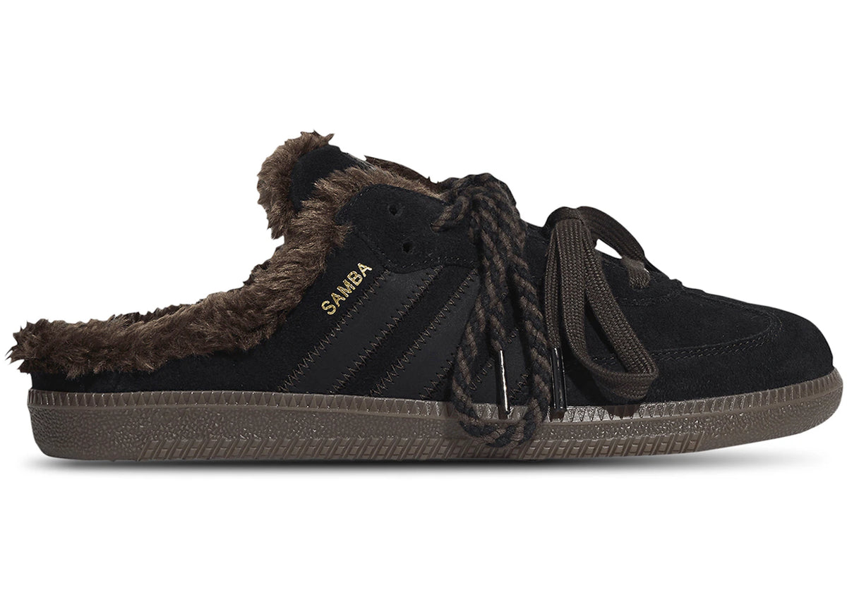 adidas Samba OG Mule Black Dark Brown (Women's) -1