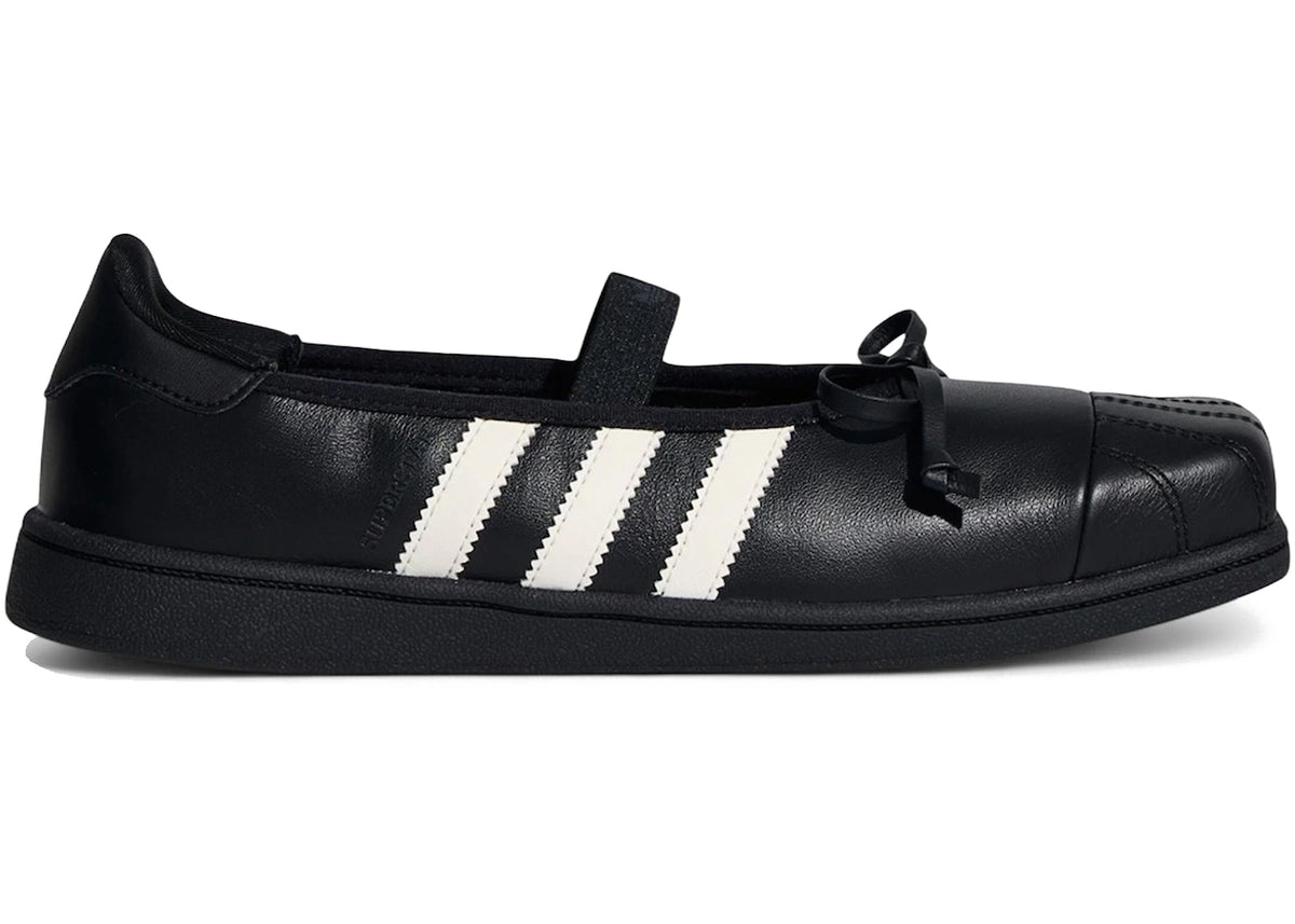 adidas Superstar Square Toe Ballet JENNIE Black Offf White (Women's) -1