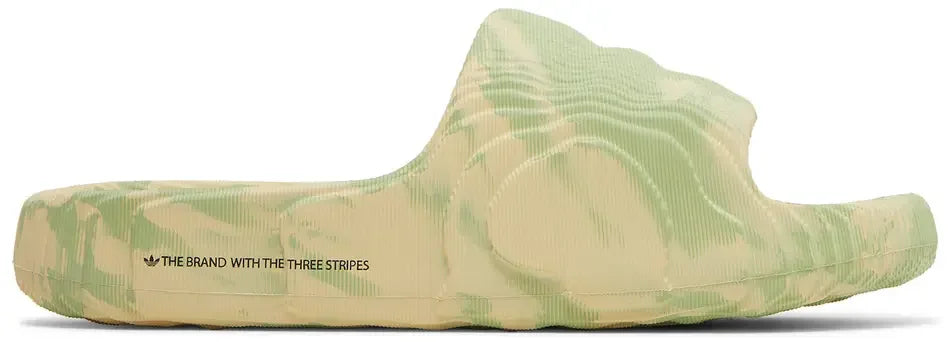 adidas Adilette 22 Slides Magic Lime St Desert Sand