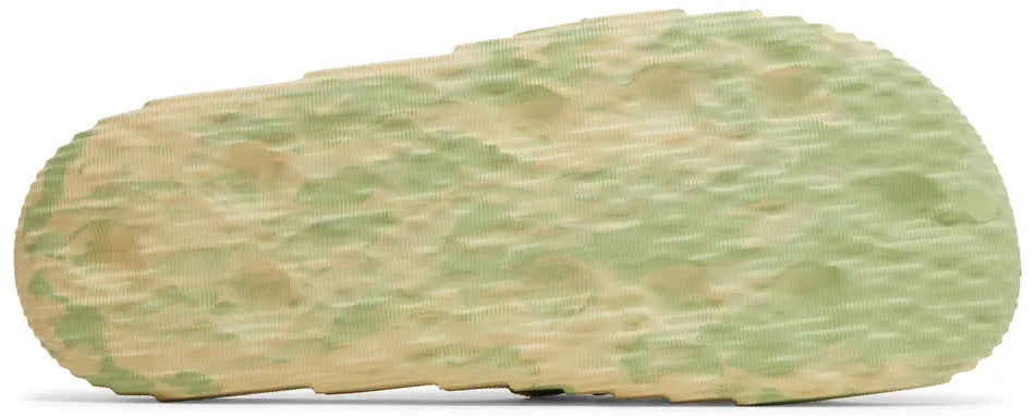 adidas Adilette 22 Slides Magic Lime St Desert Sand sole