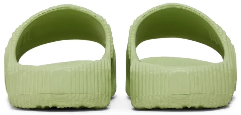 adidas Adilette 22 Slides Magic Lime heel counter