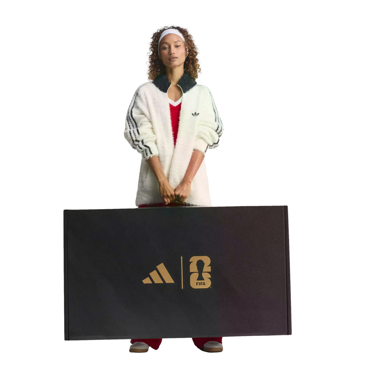 adidas FIFA World Cup 26 Historical Pro Ball Set in hand