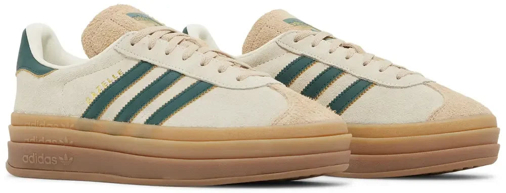 adidas Gazelle Bold
Magic Beige Collegiate Green Pair