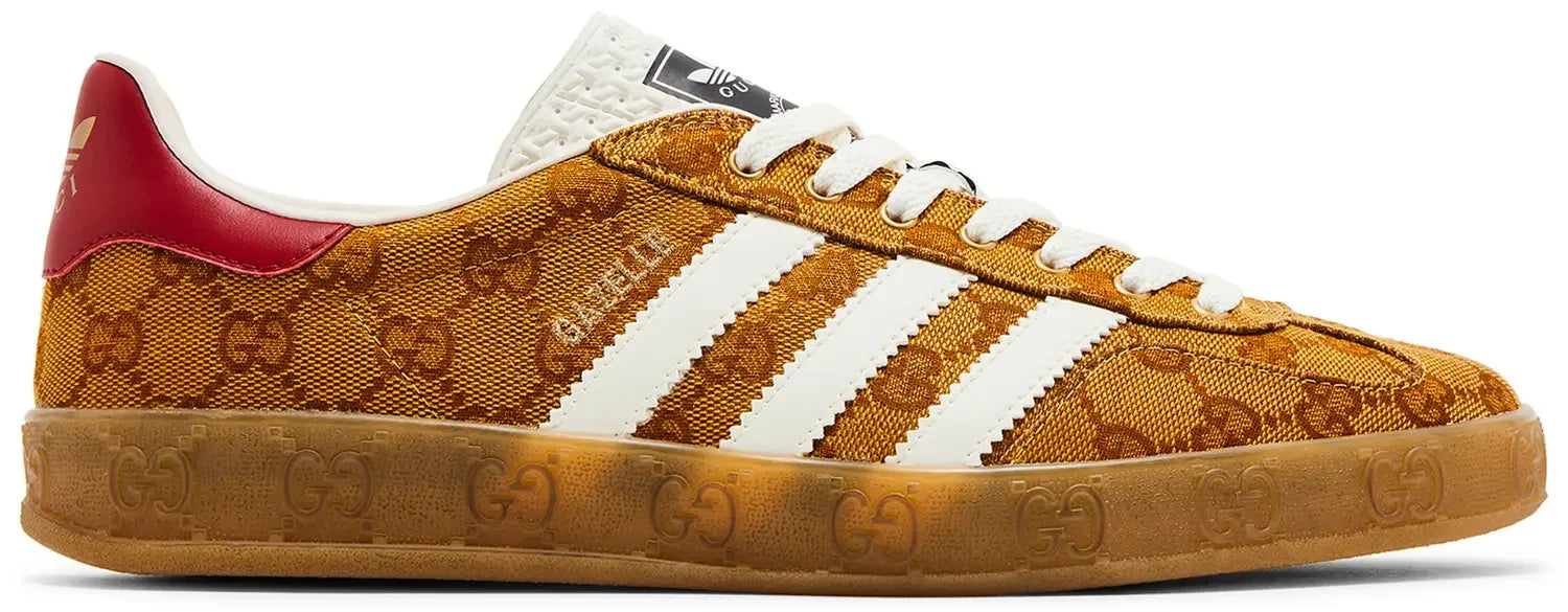 adidas Gazelle Gucci Original GG Beige Brown