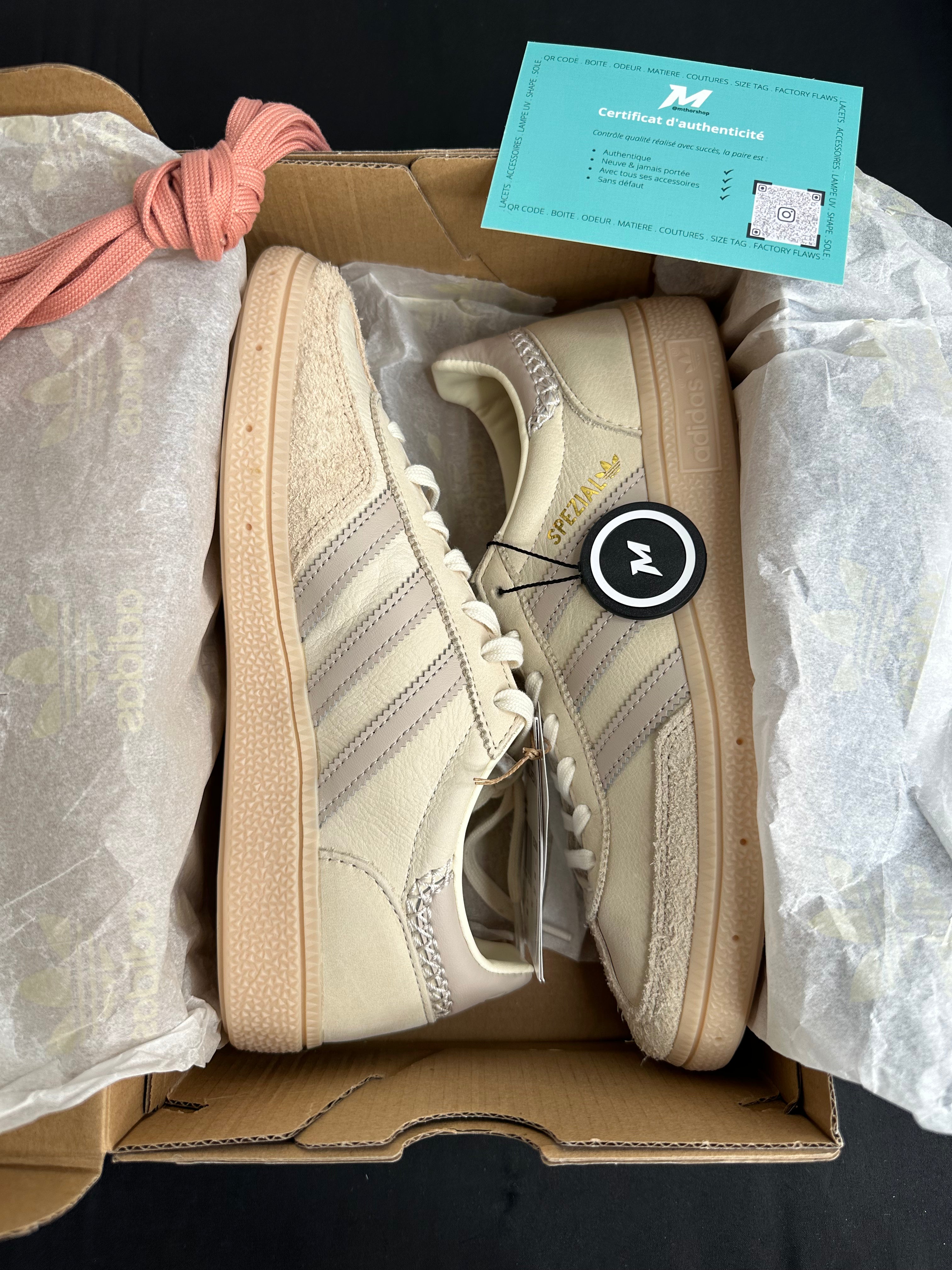 adidas Handball Spezial Cream White Beige (W) Look