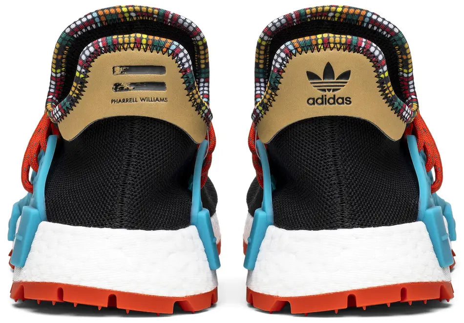 adidas NMD Hu Pharrell Inspiration Pack Black heel counter
