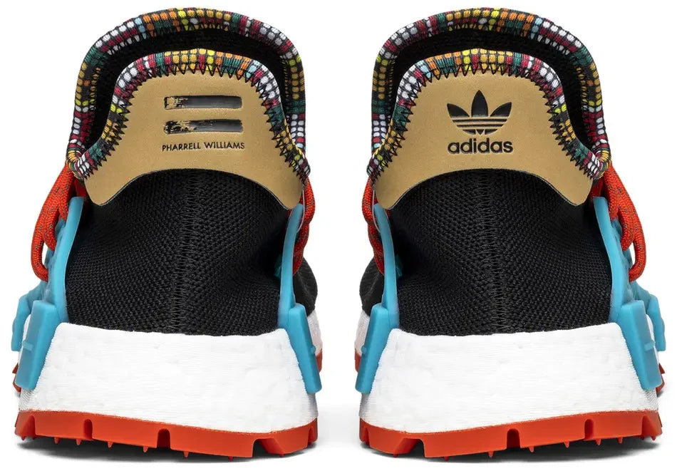 adidas NMD Hu Pharrell Inspiration Pack Black heel counter