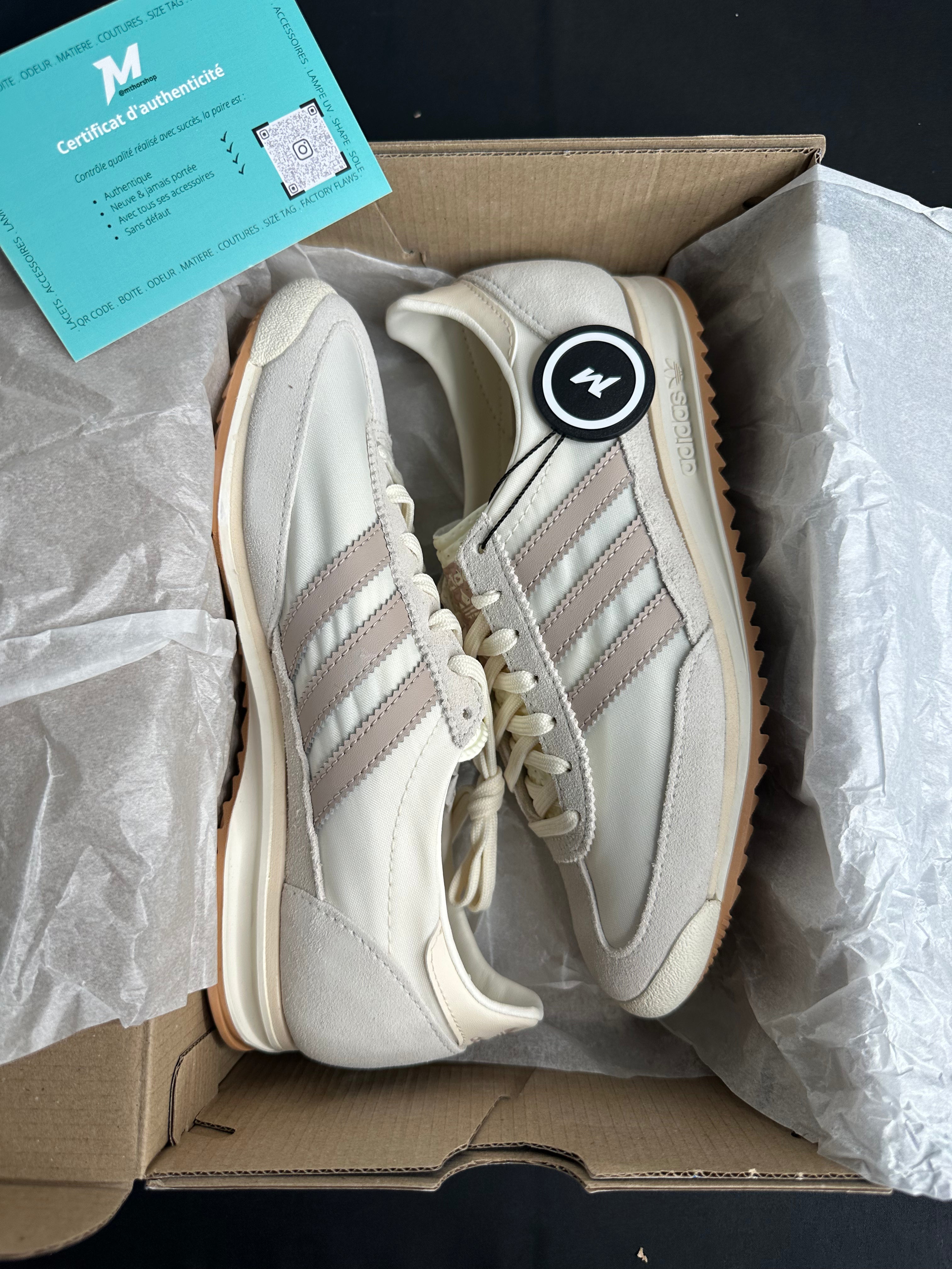 adidas SL 72 OG Off White Wonder Taupe Wonder White (W) Look