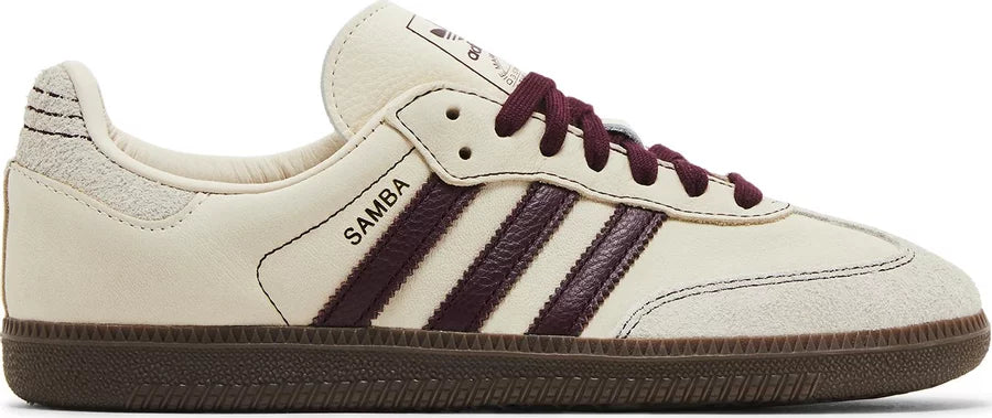 adidas Samba OG Wonder White Maroon W 36 EU 5W US 257