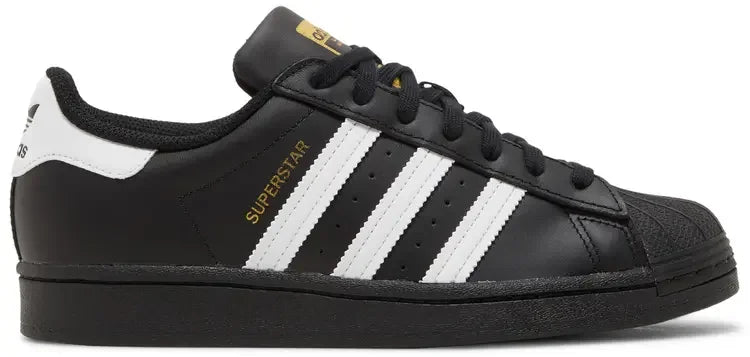 adidas Superstar Core Black Cloud White Gold (GS)