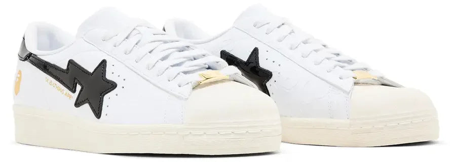 adidas Superstar Vintage Bape White Black