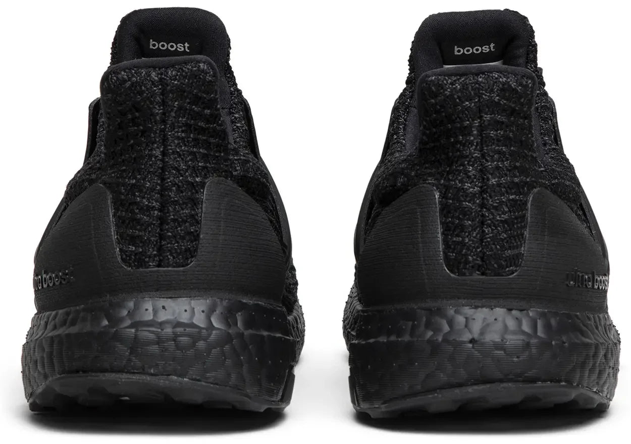 adidas Ultra Boost 4.0 Triple Black Nubuck Cage Back