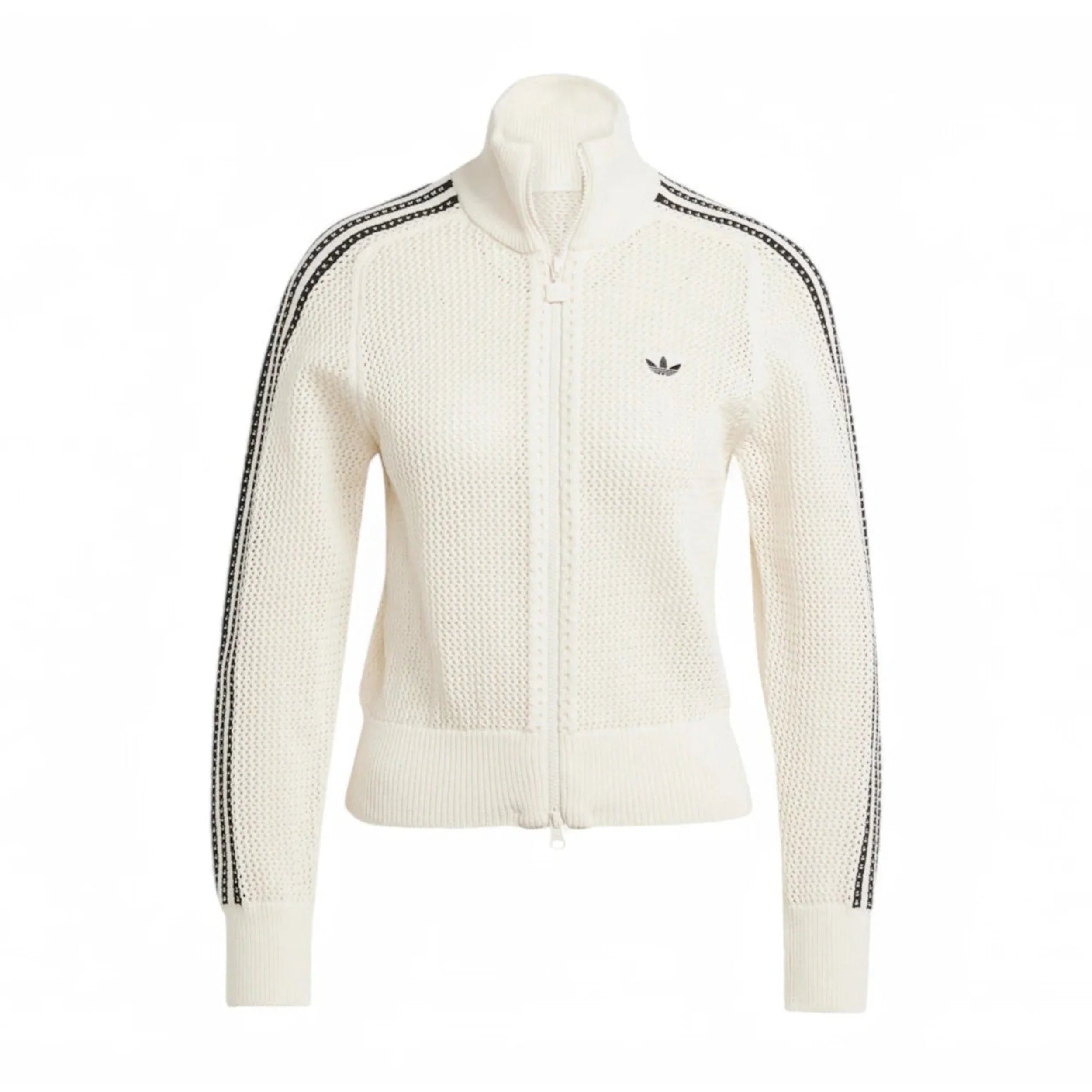 adidas Women's Premium Crochet Track Top Wonder White