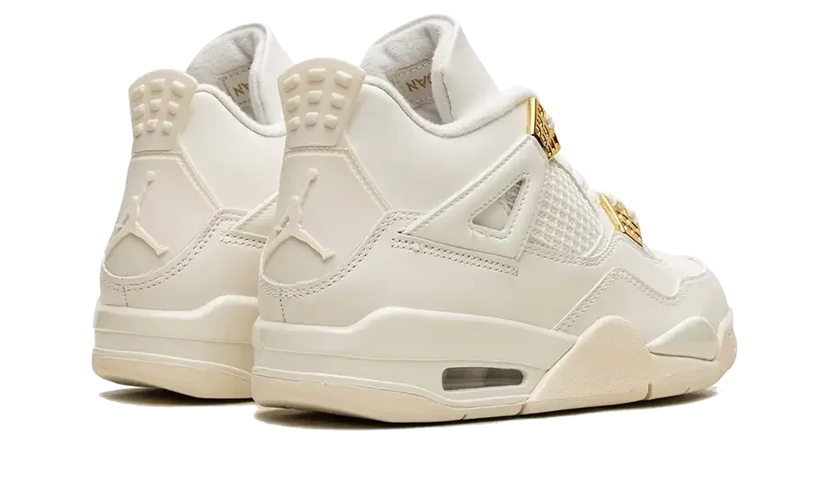 Air Jordan 4 Sail Metallic Gold