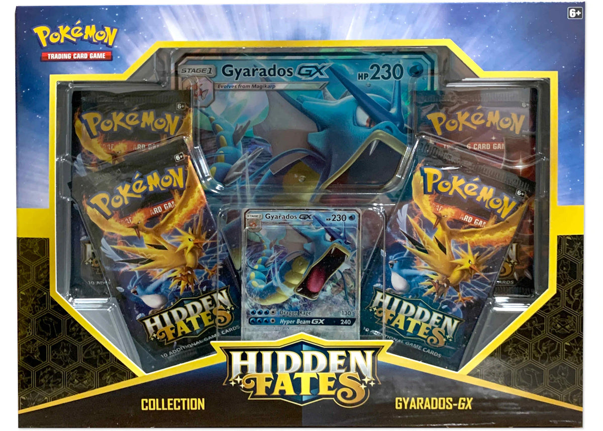 2019 Pokemon Sun & Moon 11.5 Hidden Fates GX Box Gyarados GX -1