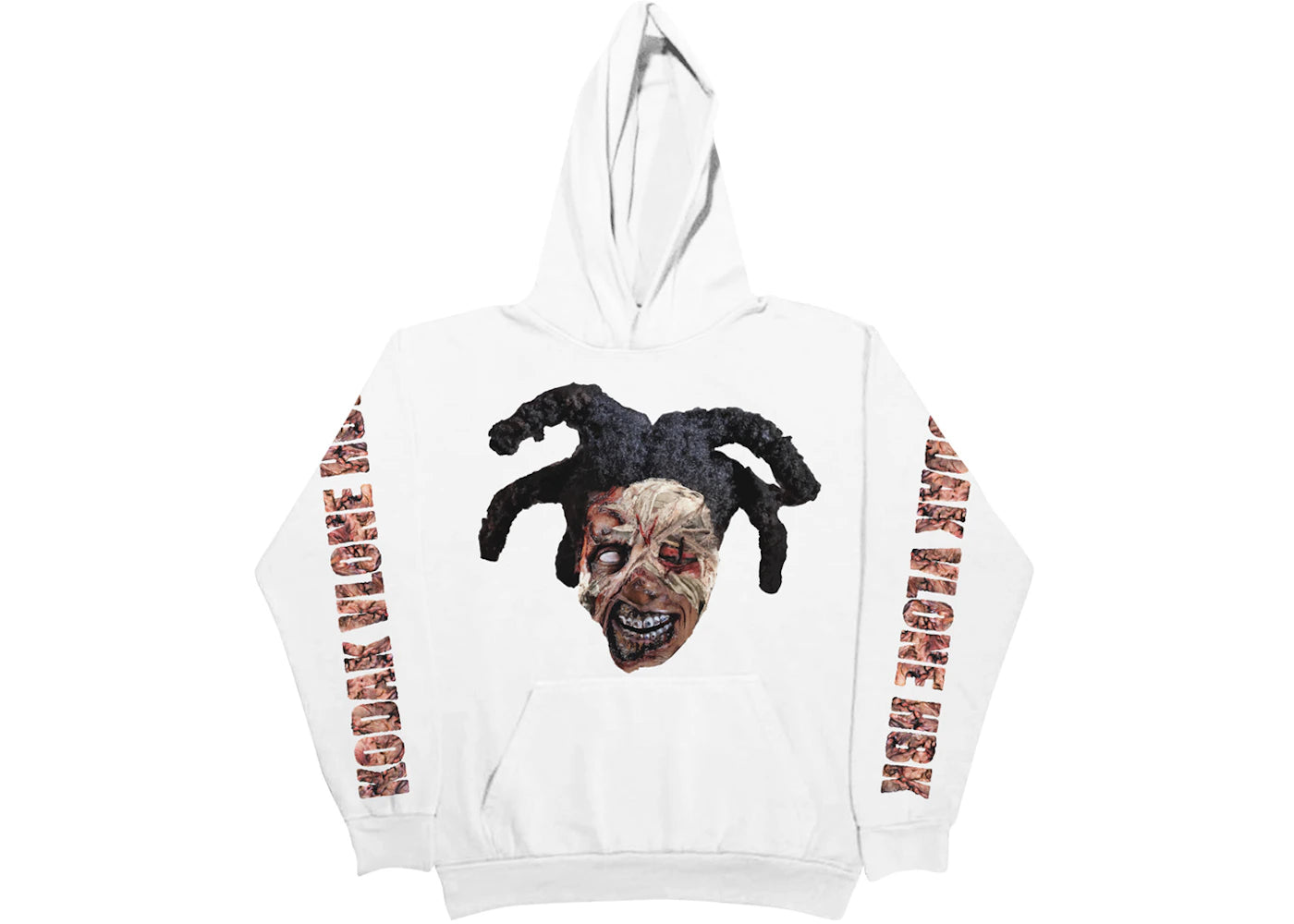Kodak Black x Vlone Zombie Hoodie White -1
