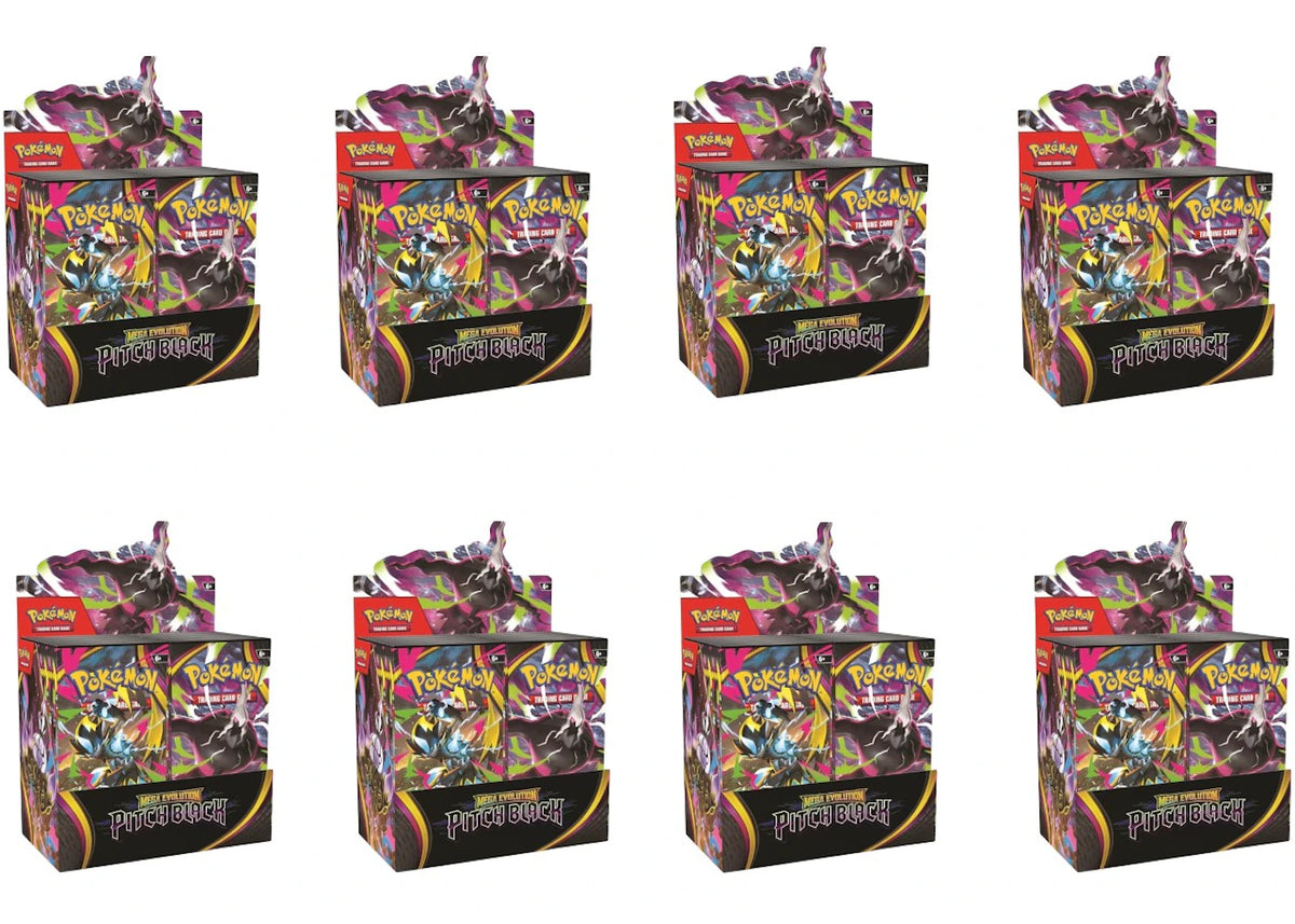 2026 Pokémon Mega Evolution Pitch Black Booster Box 8x Lot -1