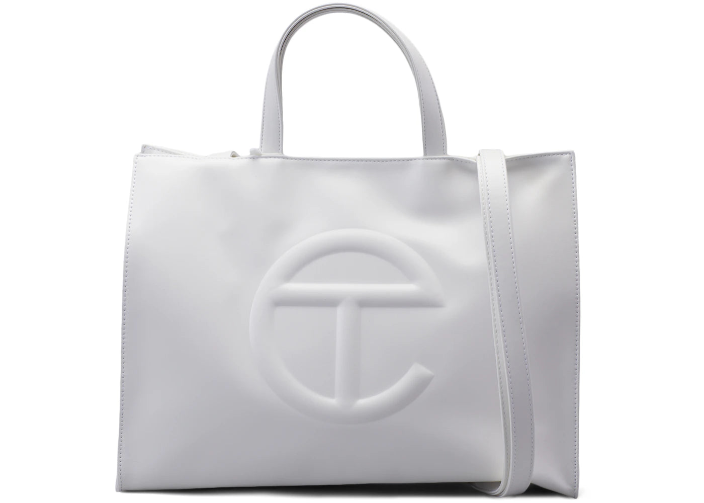 Telfar Shopping Bag Medium White -1