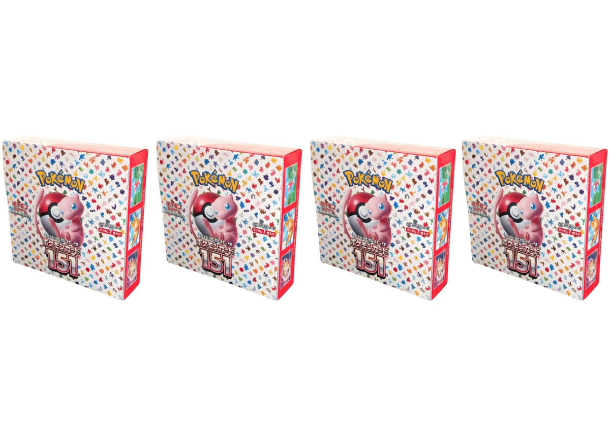 Pokémon Scarlet & Violet 151 Booster Box (Japanese) 4x Lot -1