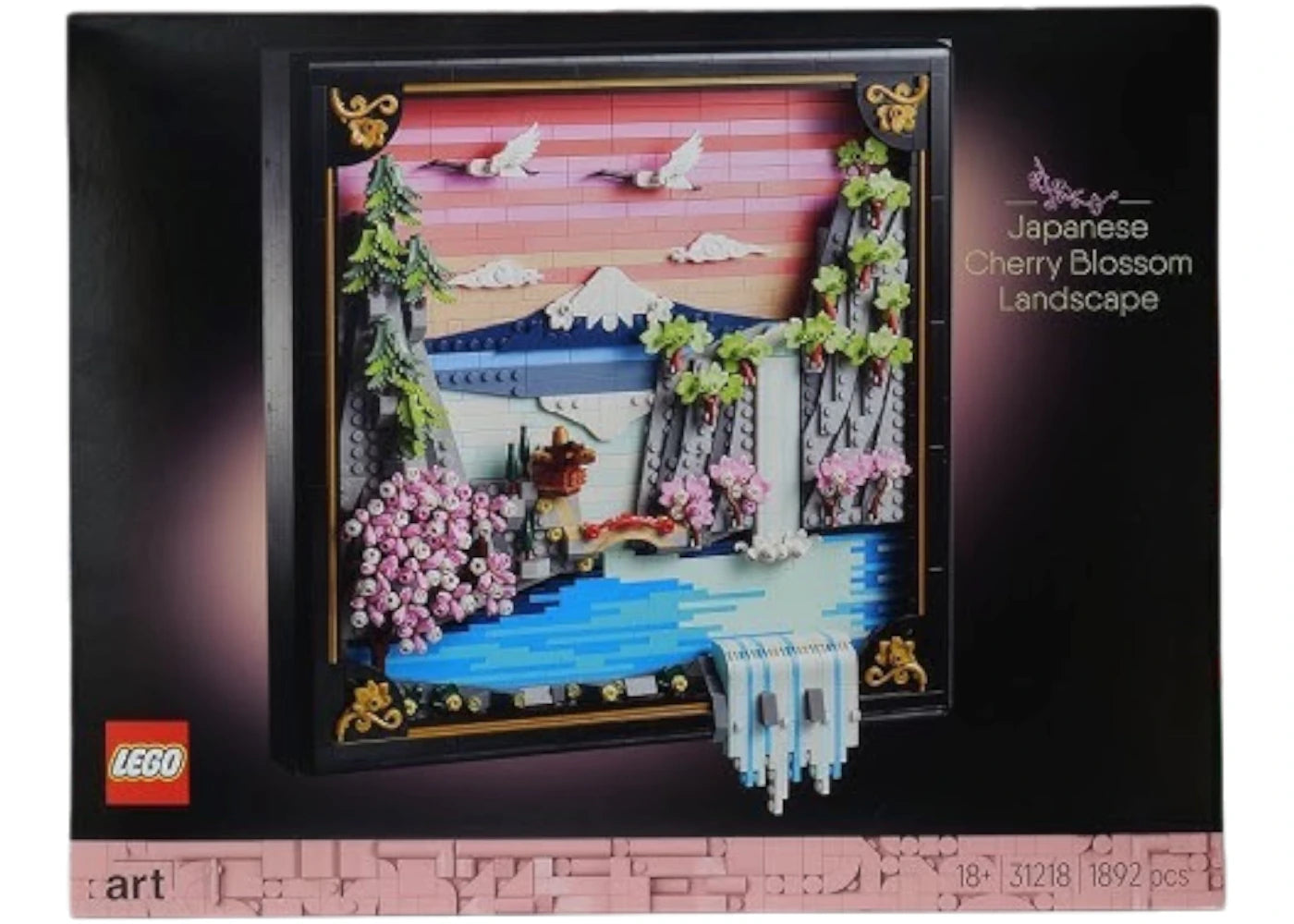 LEGO Art Japanese Cherry Blossom Landscape Set 31218 -1