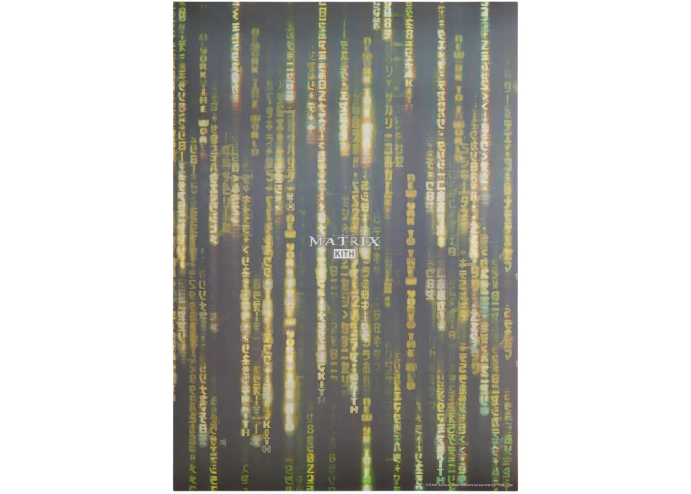 Kith x The Matrix Lenticular Poster Multicolor -1