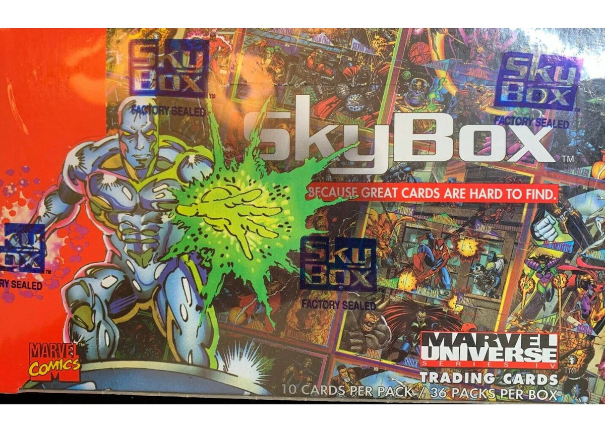 1993 SkyBox Marvel Universe IV Sealed Box -1