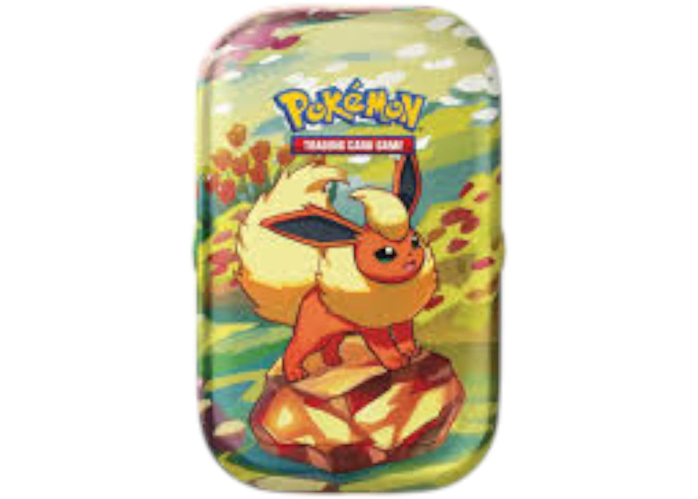 2025 Pokémon Scarlet Violet Prismatic Evolutions Flareon Tin -1