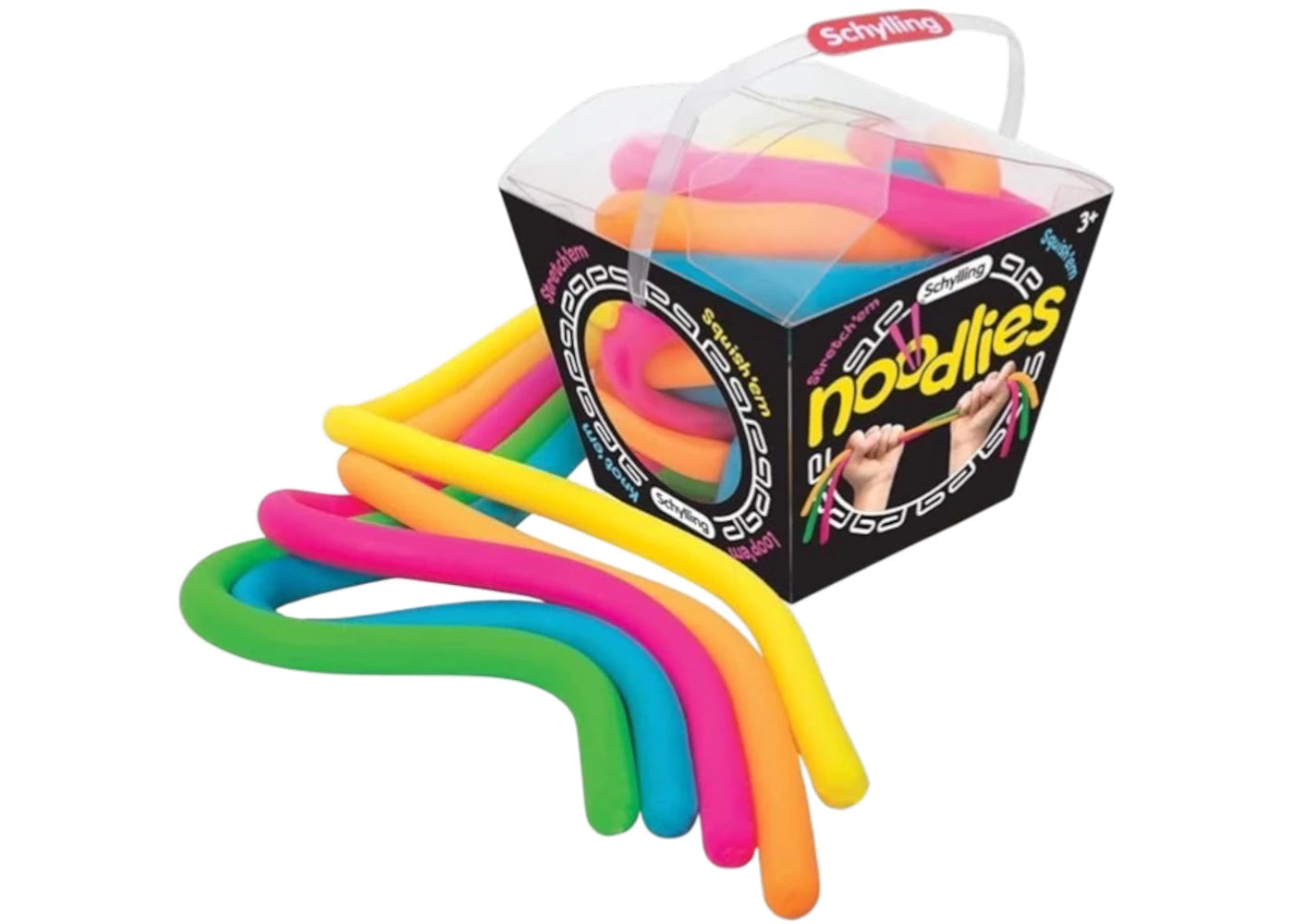 NeeDoh Noodlies Squishy Fidget Toy Multicolor -1