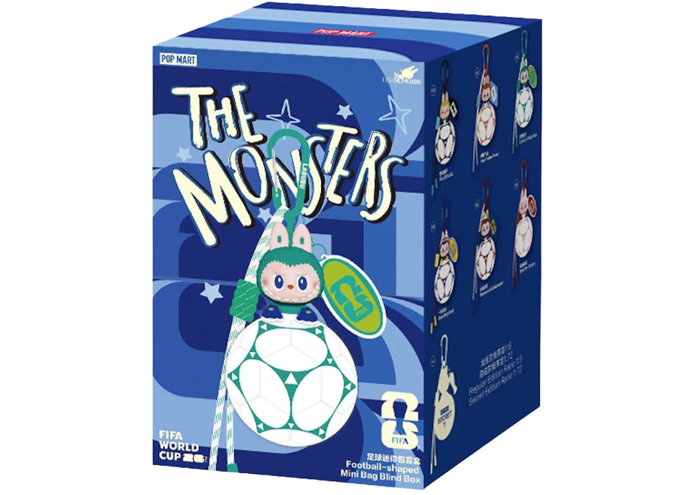 Pop Mart THE MONSTERS x FIFA SERIES Labubu Football Mini Bag Single Blind Box -1